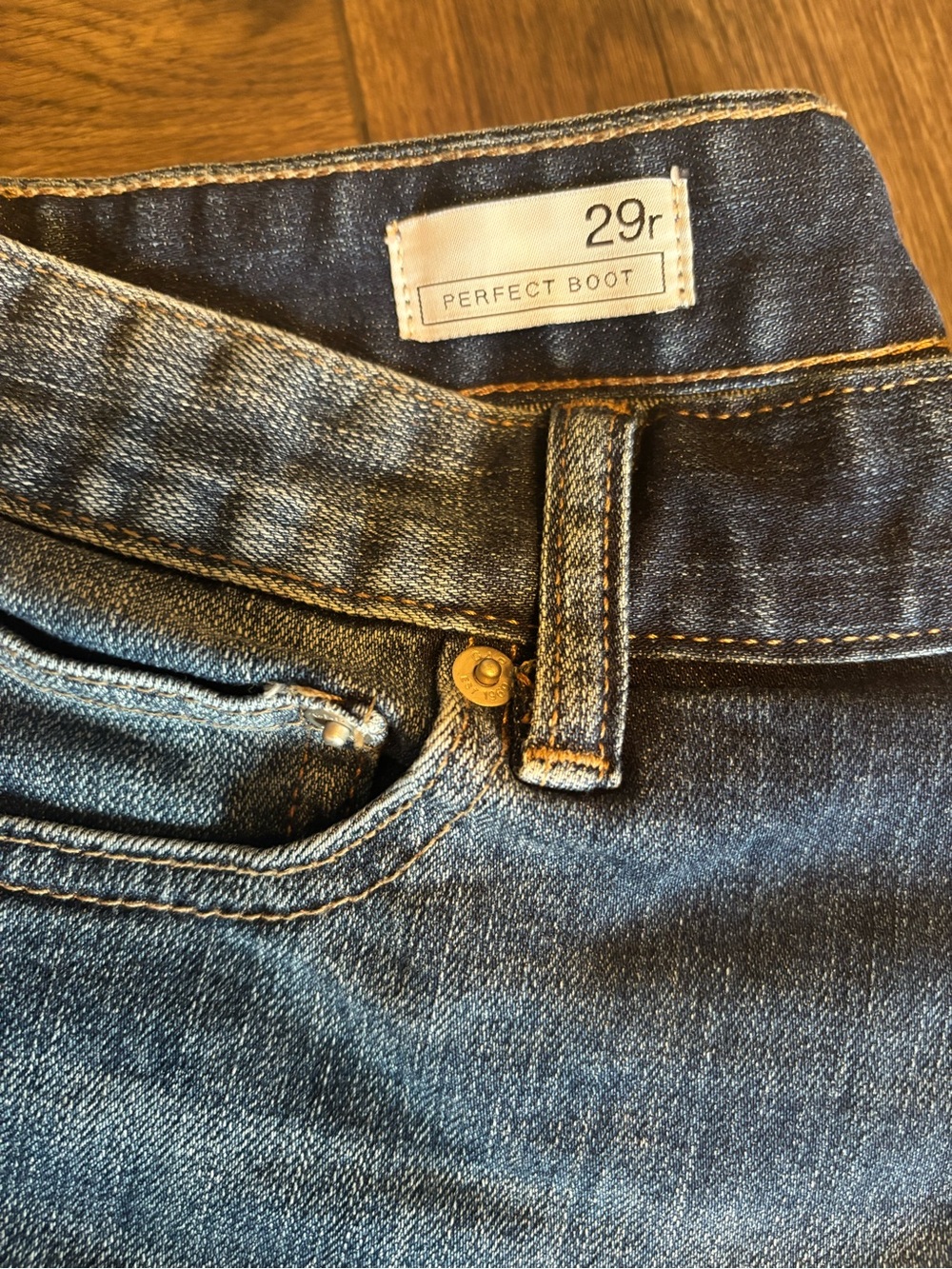 GAP Dark Blue Denim Bootcut Jeans